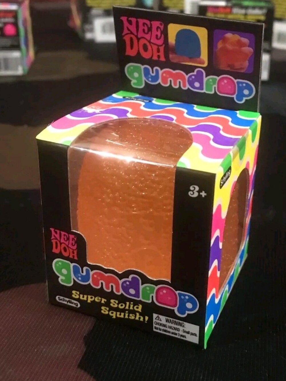 Needoh Gum Drop ORANGESquishy Fidget Ball Viral TiktokTrend Gumdrop NEEDOН